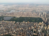 Aerial view Central Park, NYC.