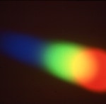 Prism rainbow. Thank you Isaac Newton.