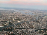 Aerial view northern Manhattan and the Bronx.